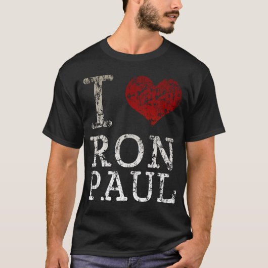 Ik hart Ron Paul t shirt (Voorkant)