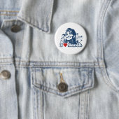 Ik hart Sarah Palin. Ronde Button 5,7 Cm (In situ)