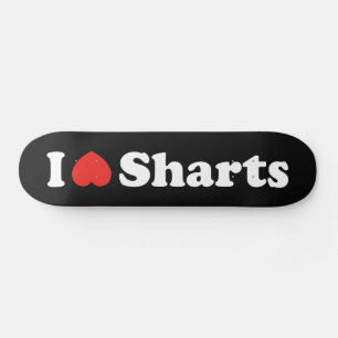 Ik Hart Scheten Persoonlijk Skateboard