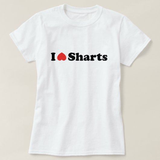 Ik Hart Scheten T-shirt (Design voorkant)