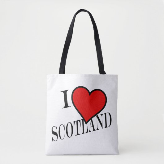 Ik hart Schotland bk stint Tote Bag (Voorkant)