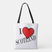 Ik hart Schotland bk stint Tote Bag (Achterkant)