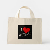 Ik hart Schotland op ttcnt Mini Tote Bag (Achterkant)