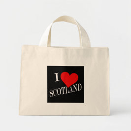 Ik hart Schotland op ttcnt Mini Tote Bag