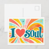"Ik [Hart] Soul" Briefkaart (Voorkant / Achterkant)