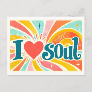 "Ik [Hart] Soul" Briefkaart