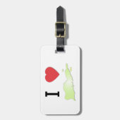 Ik hart St Croix Bagage Label (Voorkant verticaal)