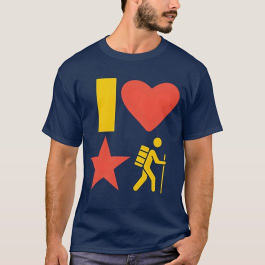 Ik Hart STrek T-shirt (Voorkant)