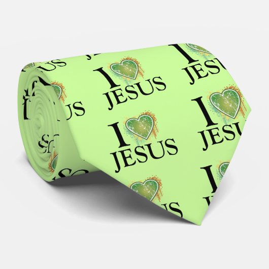 Ik hart stropdas (Opgerold)