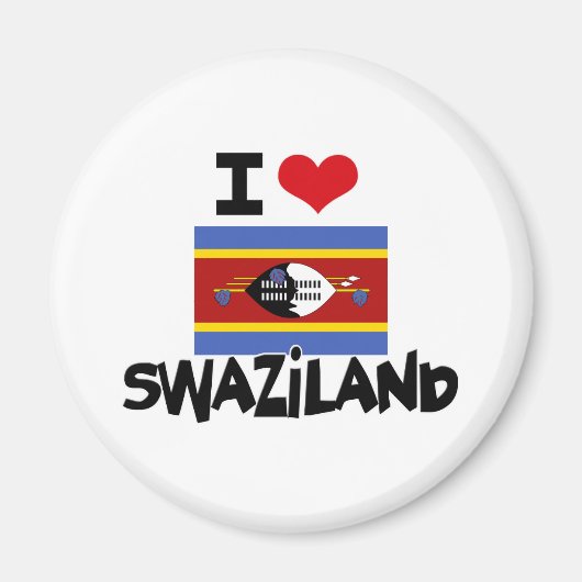 IK HART SWAZILAND MAGNEET (Voorkant)
