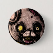 Ik hart Teddy Ronde Button 5,7 Cm (Voorkant)