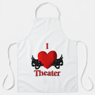 Ik Hart Theater Schort