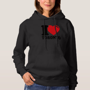 Ik hart Toronto Mooie Canadese stad Ik hou van Tor Hoodie