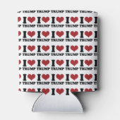 Ik hart Trump voor President Blikjeskoeler (Achterkant)