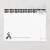 Ik (hart) Tuscaloosa (Alabama) steun de zaak Briefkaart (Achterkant)