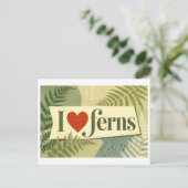 "Ik [Hart] Varens" Briefkaart (Staand voorkant)