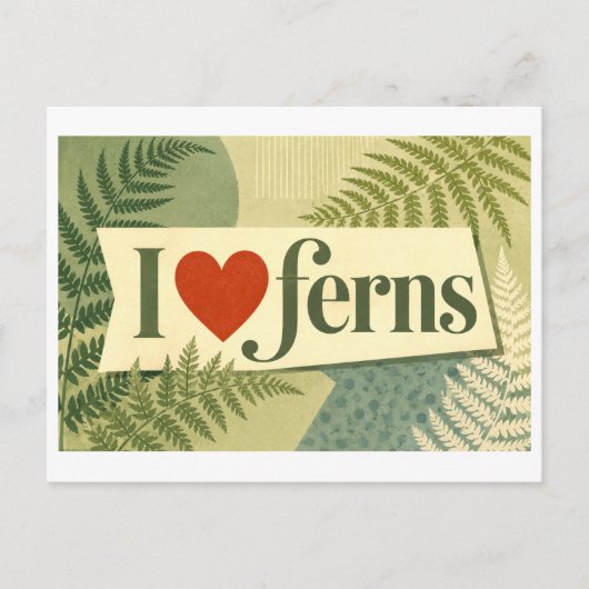 "Ik [Hart] Varens" Briefkaart (Voorkant)