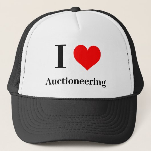 Ik hart Veiling Trucker Pet (Voorkant)