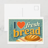 "Ik [Hart] Vers Brood" Briefkaart (Voorkant / Achterkant)