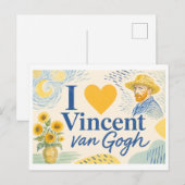 "Ik [Hart] Vincent van Gogh" Briefkaart (Voorkant / Achterkant)