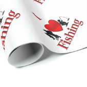 Ik hart Vist Cadeaupapier (Rol Hoek)