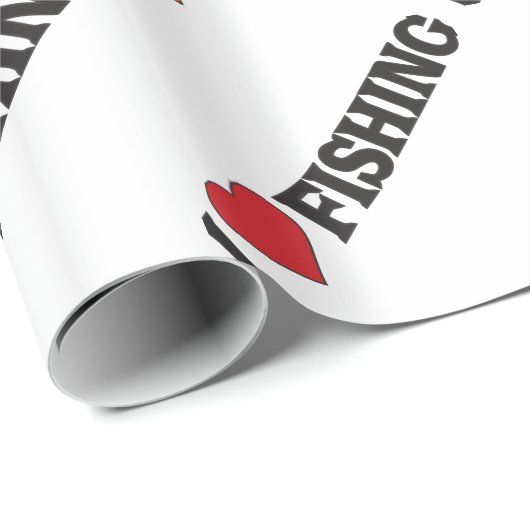 Ik hart Vist Cadeaupapier (Rol Hoek)