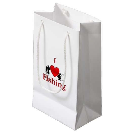 Ik hart Vist Klein Cadeauzakje (Voorkant Gekanteld)