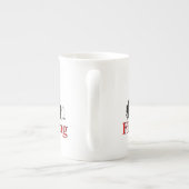 Ik hart Vist Porselein Kop (Achterkant)