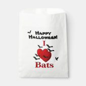 Ik Hart Vleermuizen Gelukkig Halloween Bedankzakje (Voorkant)