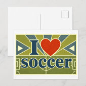"Ik [Hart] Voetbal" Briefkaart (Voorkant / Achterkant)