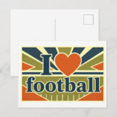 "Ik [Hart] Voetbal" Briefkaart (Voorkant / Achterkant)