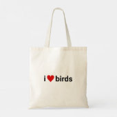 Ik hart vogels vogelaar grappige wetenschapper Wil Tote Bag (Achterkant)