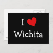 Ik hart Wichita Briefkaart (Voorkant / Achterkant)