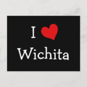 Ik hart Wichita Briefkaart (Voorkant)