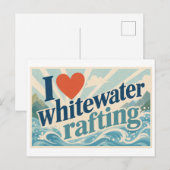 "Ik [Hart] Wildwatervaren" Briefkaart (Voorkant / Achterkant)