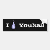 Ik hart Youkai! Bumpersticker (Voorkant)