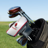 Ik Hart Zilveren Savannahkat Golfheadcover (Insitu)