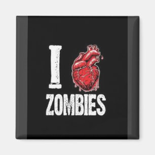 Ik hart zombies magnet