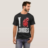 Ik hart Zombies T-shirt (Voorkant volledig)