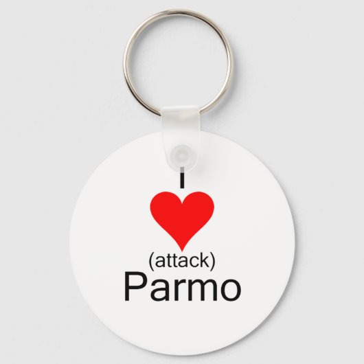 Ik Hartaanval Parmo Sleutelhanger (Voorkant)