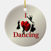 Ik hartdansen goud keramisch ornament (Achterkant)