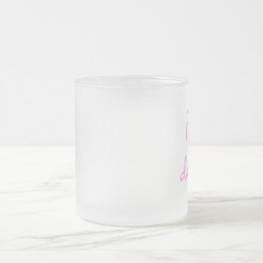 Ik hartdansen matglas koffiemok (Center)