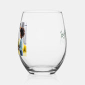 Ik hartje je moederdag Stemless wijnglas Wijnglas Zonder Voet (Links)