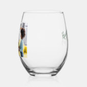 Ik hartje je moederdag Stemless wijnglas Zonder Voet (Links)