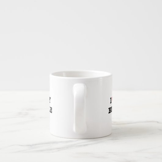 Ik hartje mijn Beagle Espresso Mok (Achterkant)