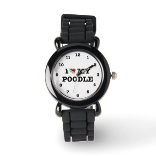 Ik hartje mijn poedel polshorloge horloge