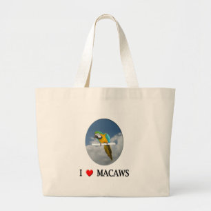 Ik "hartmakreel" grote tote bag