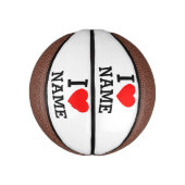 Ik hartnaam basketbal (Verticaal)