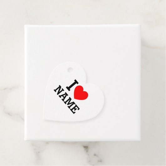 Ik hartnaam bedankjes labels (In situ)