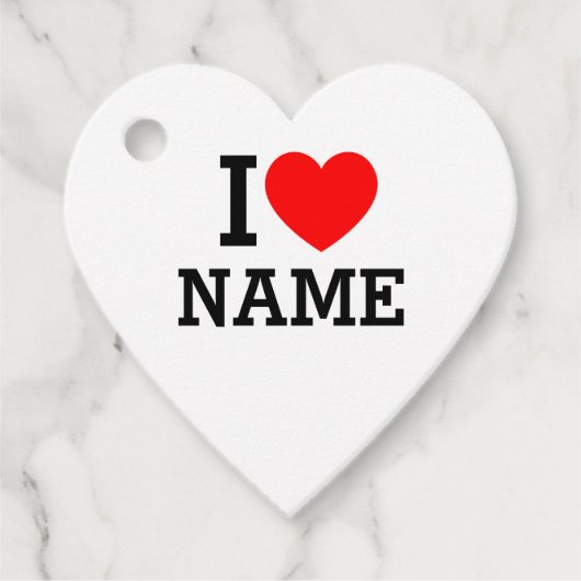 Ik hartnaam bedankjes labels (Voorkant)